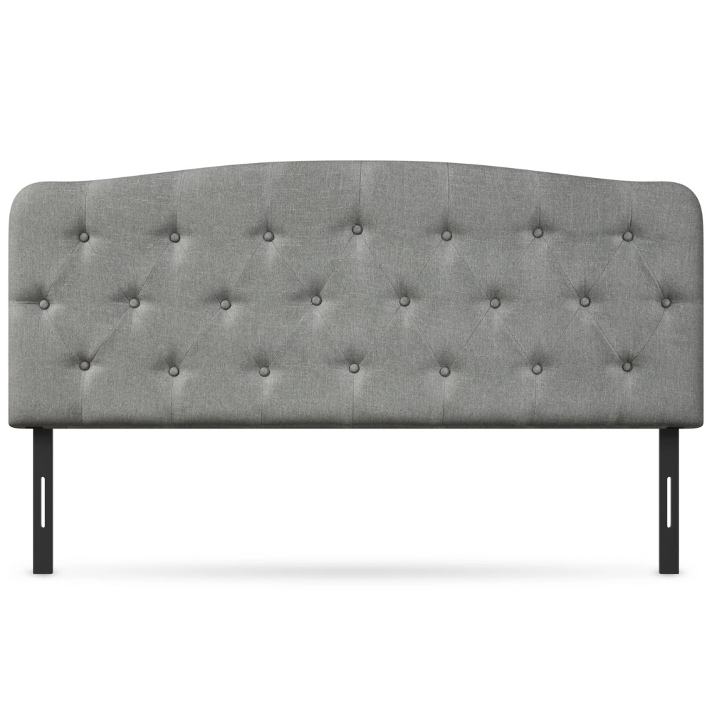 Patiojoy Tufted Upholstered Full Size Headboard Adjustable Height