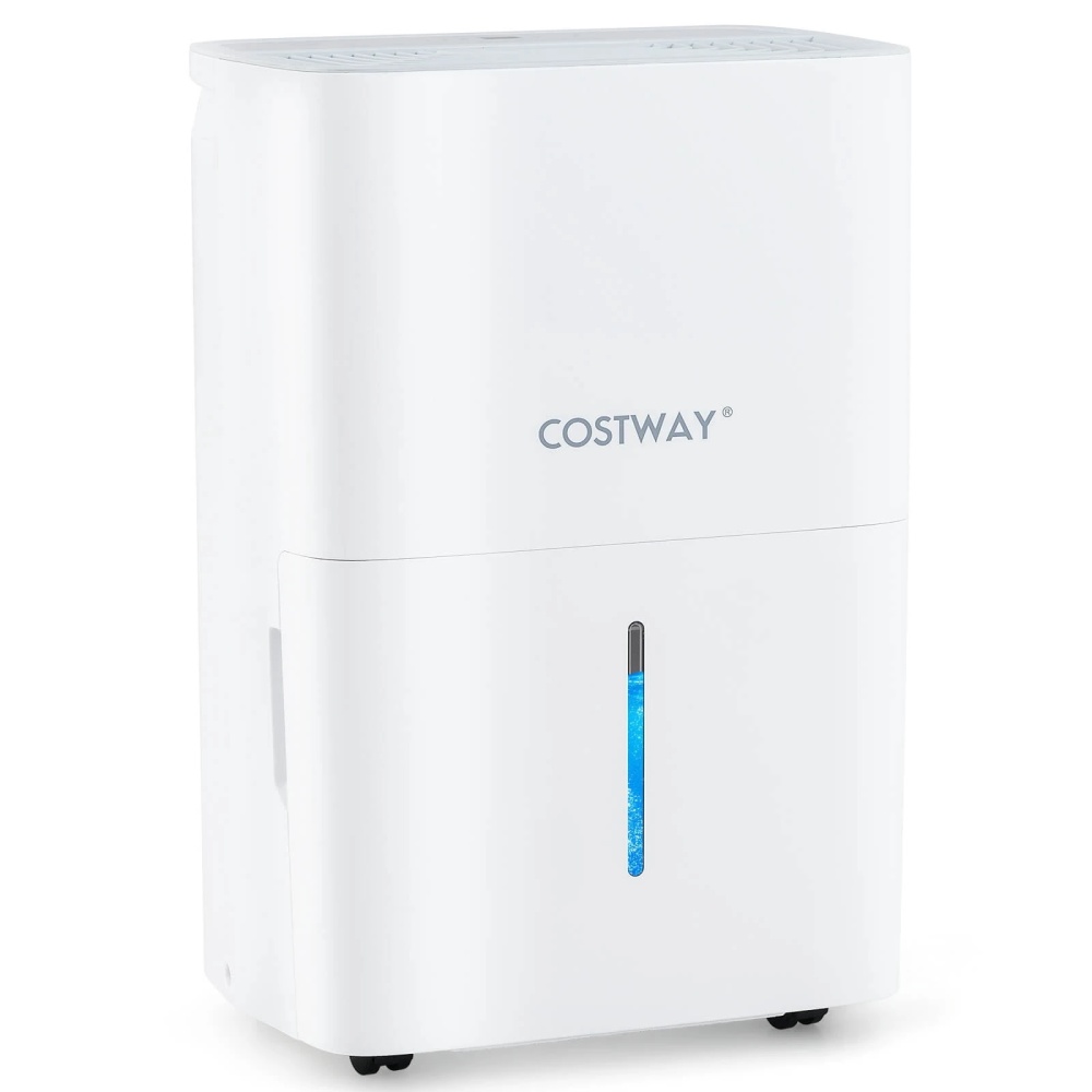 Costway 65 Pints Energy Star Dehumidifier with 2 Modes & 3 Fan Speeds 24-Hour Timer 5000 Sq. ft Coverage Area