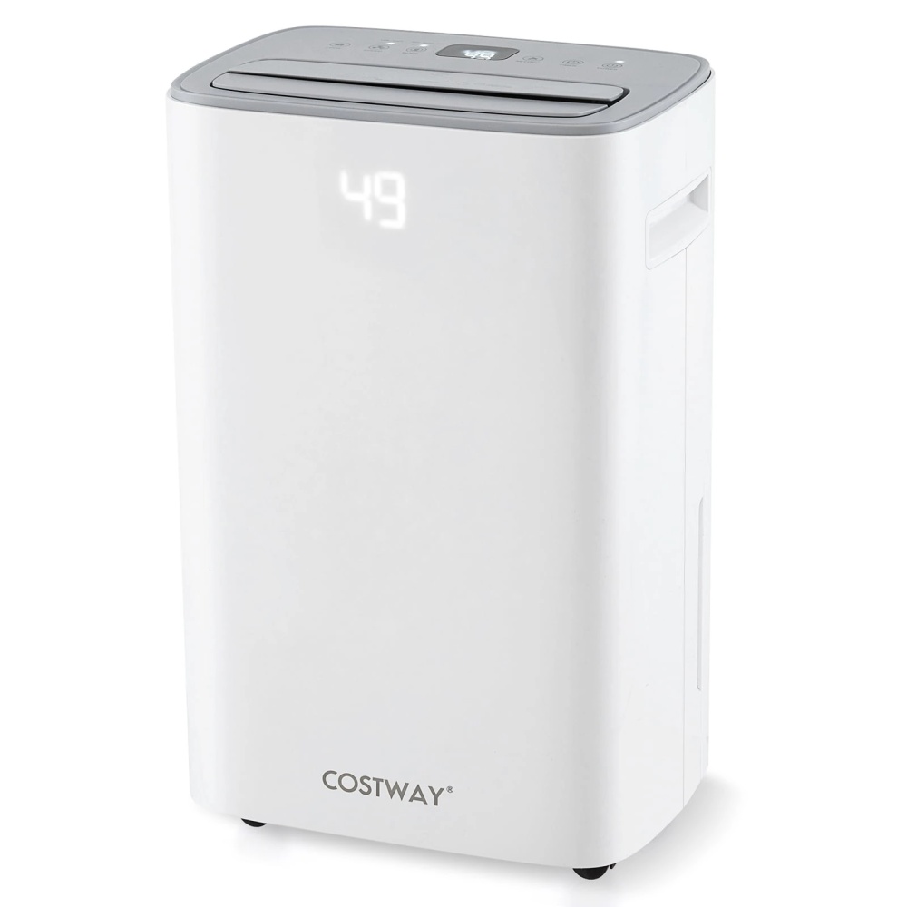 Costway 52 Pint Dehumidifier for Basement 4500 Sq. Ft Portable Dehumidifier 24H Timer