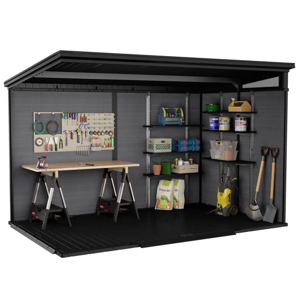 Keter Pent 11 ft. x 7 ft. Outdoor Storage Shed