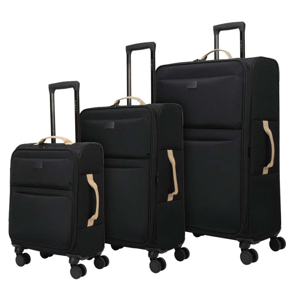 Bugatti - Sydney Softside 3-piece Luggage Set