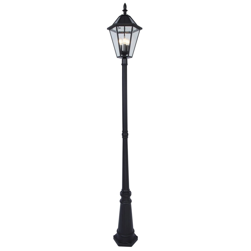 Lutec Outdoor LED Solar Post Light