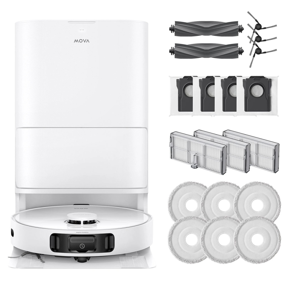 MOVA E30 Pro Ultra Complete Robot Vacuum and Mop with 18,000 Pa Suction