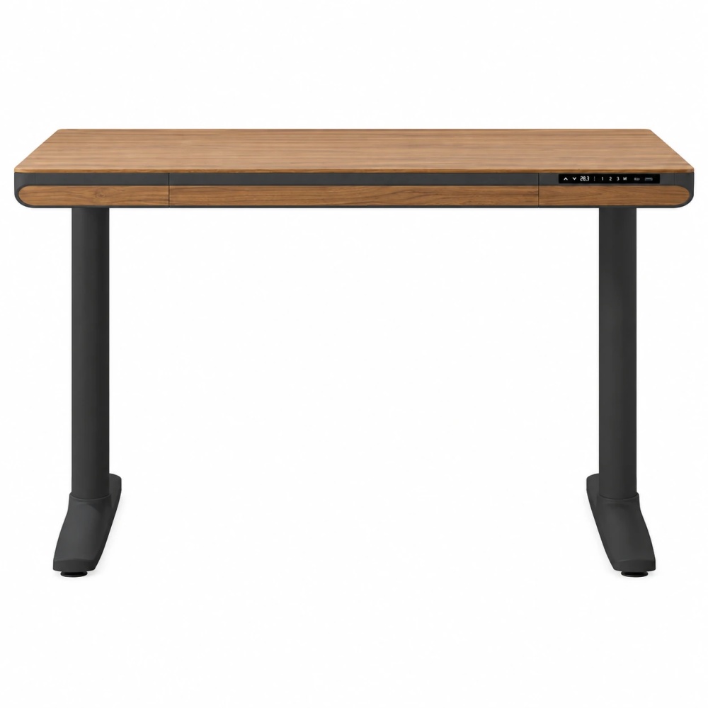 Nico Case 117 cm (46.1 in.) Height Adjustable Lift Desk, Black Frame