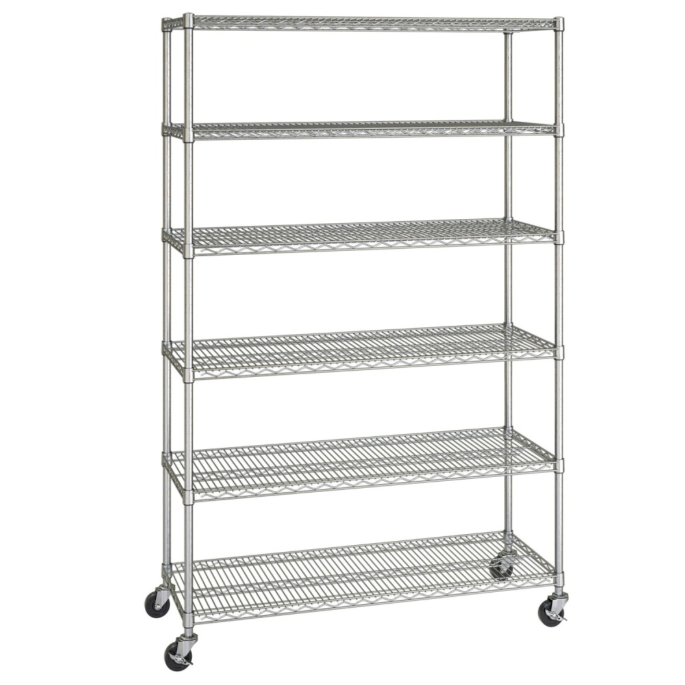 Seville Classics 6 Tier NSF Steel Wire Shelving Rack