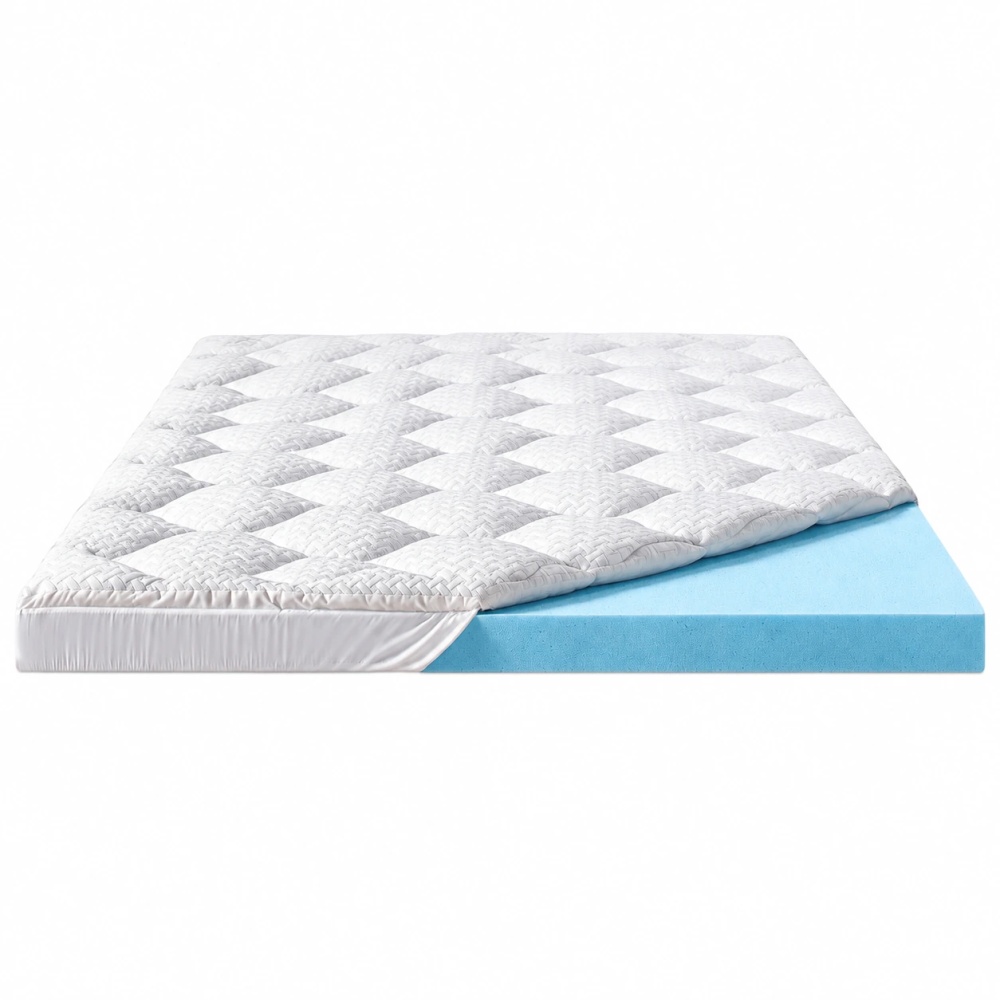 Novaform Pillow Top Plus Gel Memory Foam 4-inch Mattress Topper