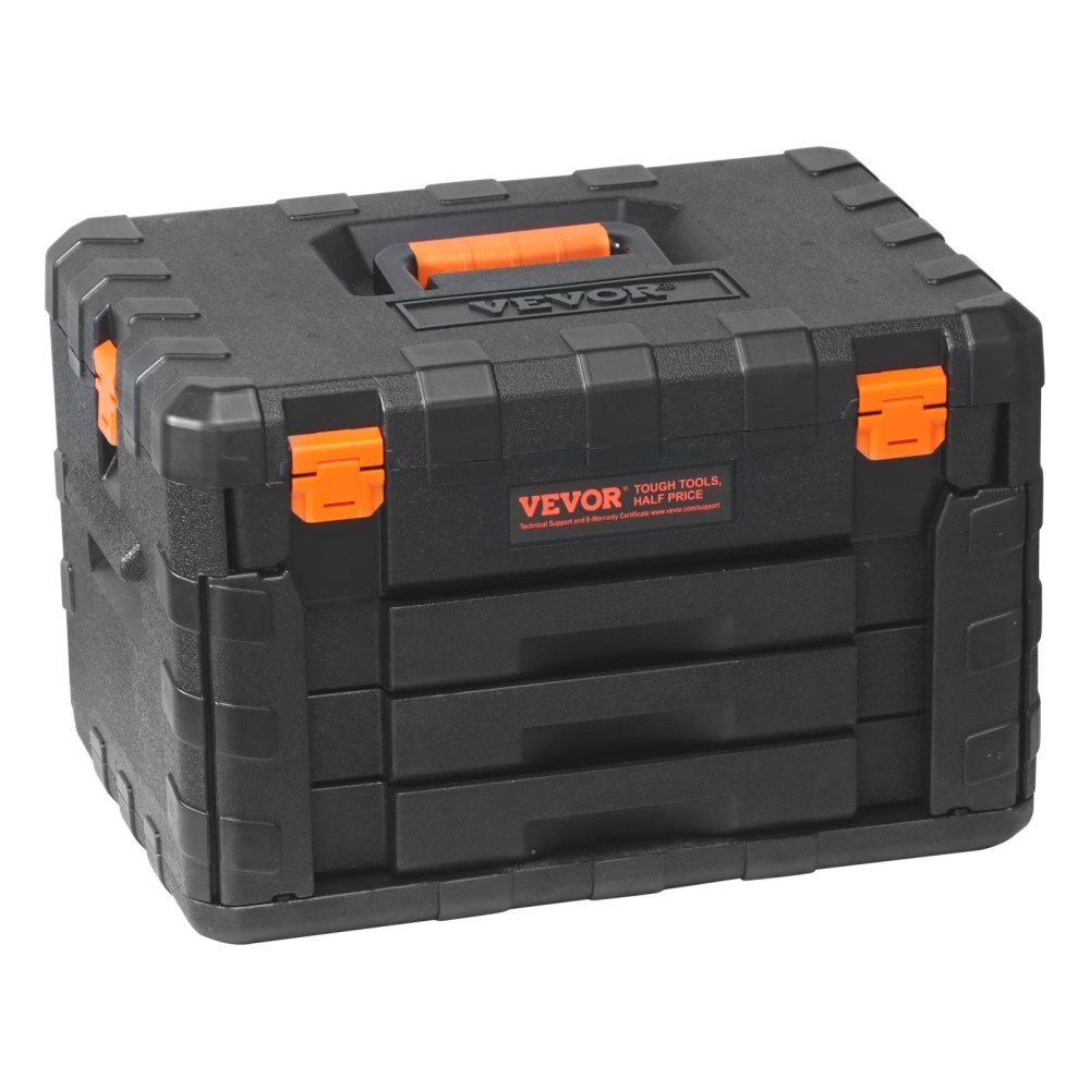 450-Piece Mechanics Tool Set with 1/4", 3/8", 1/2" Drive Sockets -C SAE & Metric, Includes Wrenches, Bits, Case