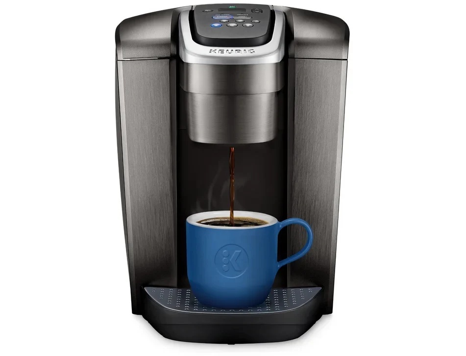 Restored Keurig K-Elite Single-Serve K-Cup Pod Coffee Maker, Brushed Slate (Refurbished)