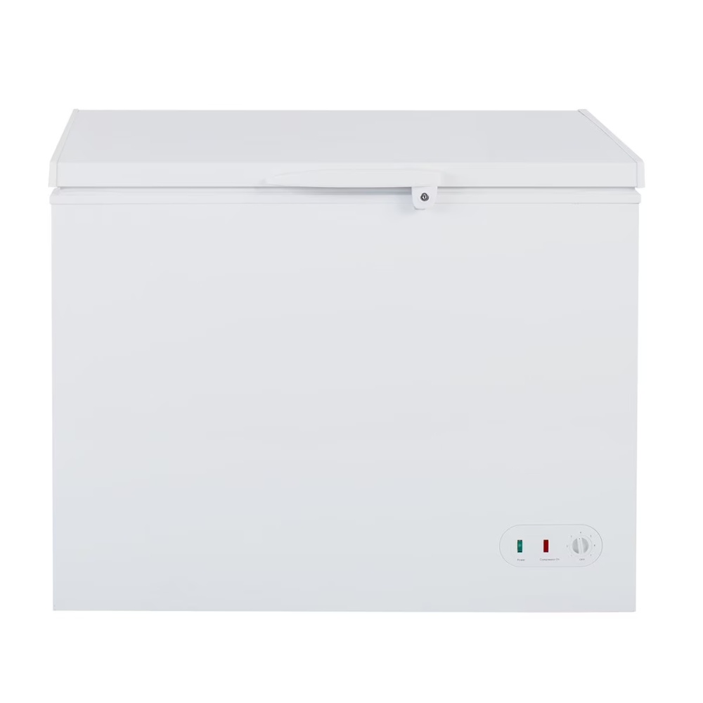 Maxx Cold Chest Freezer with Solid Top, 50"W, 12.7 cu. ft. Storage Capacity, Locking Lid, Garage Ready, in White (MXSH12.7SHC)