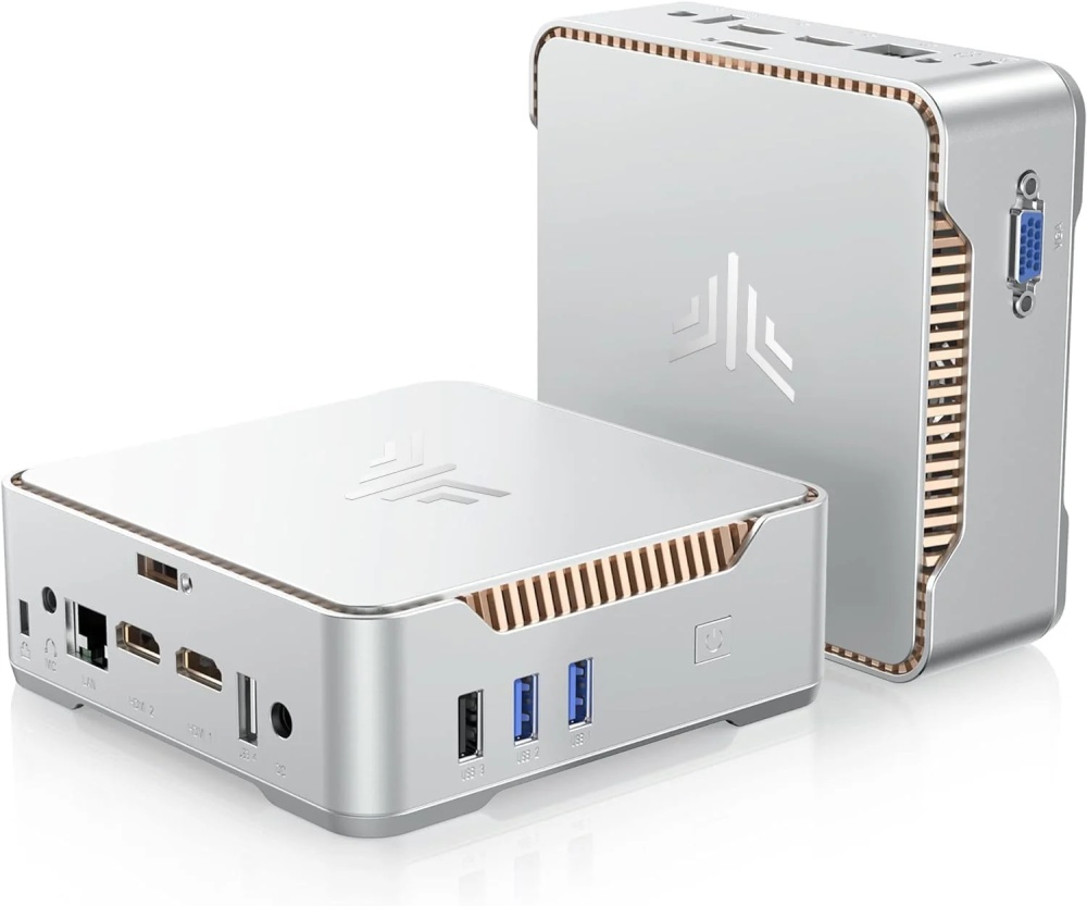 KAMRUI GK3Plus Mini PC, 16GB RAM 512GB M.2 SSD Mini Computers