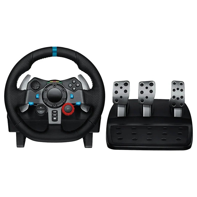 G29 Driving Force Racing Wheel and Floor Pedals for PS5, PS4, PC, Mac — Black