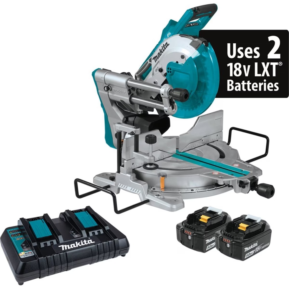 Makita X2 LXT Brushless Cordless Dual Bevel Sliding Compound Miter Saw w/ Laser