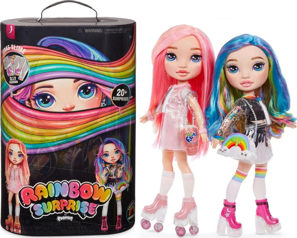 Rainbow Surprise by Poopsie: 14″ Doll with 20+ Slime & Fashion Surprises. Rainbow Dream or Pixie Rose